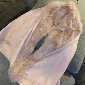REAL fox fur Roberto Cavalli shawl